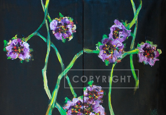 "Designs in Purple" Original sold Cards and Prints still Available