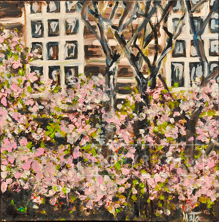 City Garden, oil avalivable print or painting