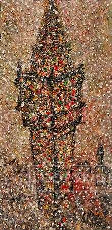"City in the Sky #3" prints and cards avaliable