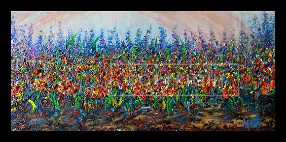 Summer Garden, print or oil painting