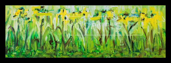 "Dancing Daffodils" Original Painting sold. Cards and Prints only